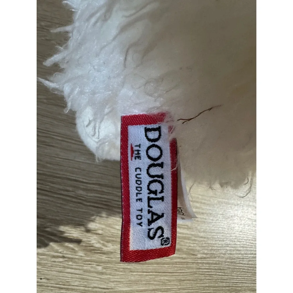 Douglas The Cuddle Toy White Lamb Sheep Plush Stuffed Animal 10 Inch Sherpa Soft
